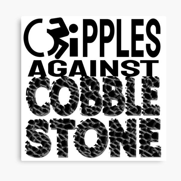 Item preview, Cripples against cobblestone designed and sold by beepadoobop.