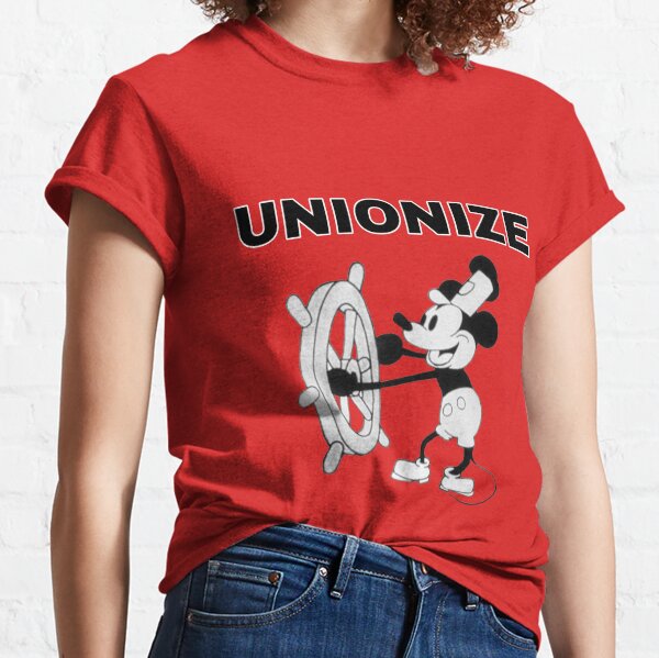Sommer Frauen Disney Minnie Maus Mickey Mouse Print T-Shirt Straße
