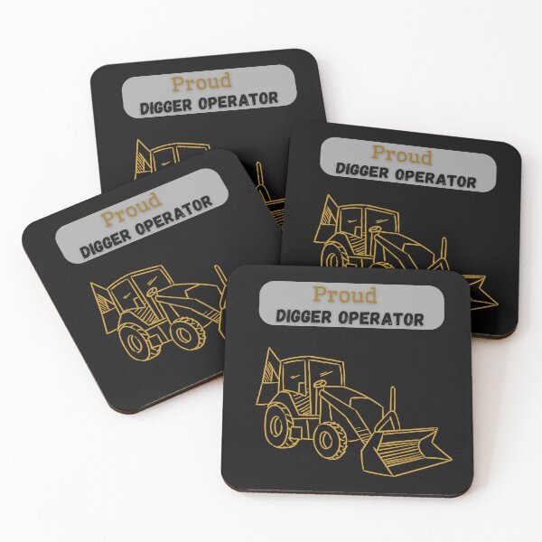 Item preview, Proud digger operator it's a great t-Shirt idea for every digger oparators designed and sold by Magrosa.