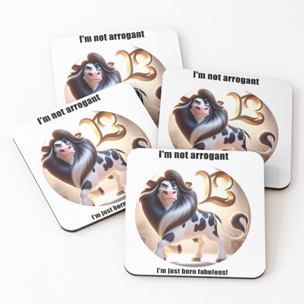 Item preview, Leo Zodiac - I'm Not Arrogant designed and sold by Moo-larious Creations From Down Udder.