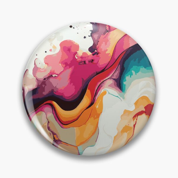 Item preview, AESTHETIC BLUE PIN PURPLE MARBLE PRINT designed and sold by MallsD.