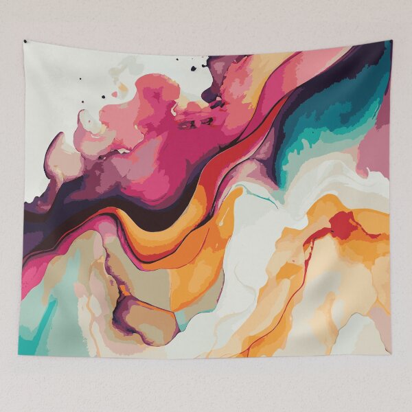 Item preview, AESTHETIC BLUE PIN PURPLE MARBLE PRINT designed and sold by MallsD.