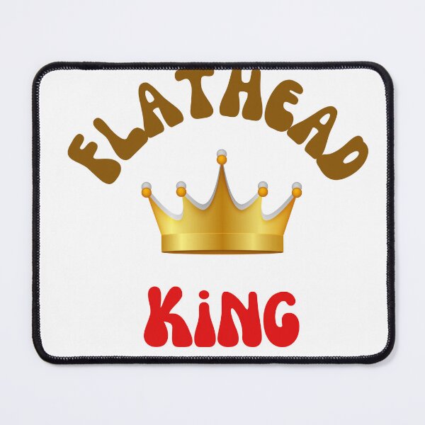 Item preview, Flathead King Fishing Fish Lover designed and sold by Reelyfishing.