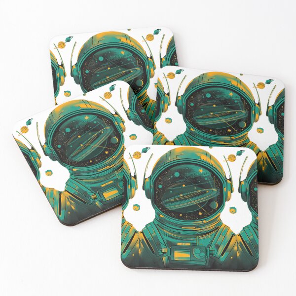 Item preview, Galactic Gaze: Space Helmet with Planetary Reflection  designed and sold by Nicholas Panek.