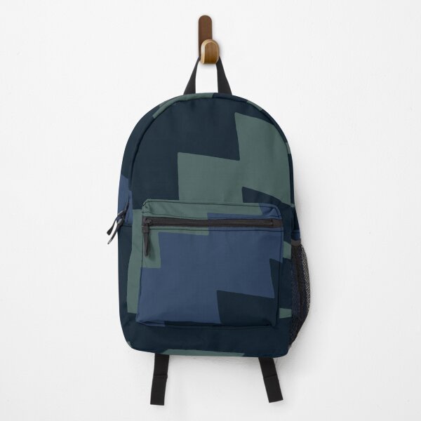 Item preview, Geometric dark teal blue green pattern designed and sold by by-jwp.