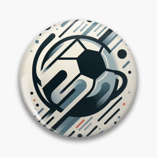 Item preview, Soccer Passion Abstract Minimalist Design designed and sold by RetroRover.