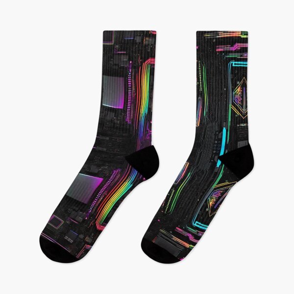 Item preview, Cybernetics - Black and Multi - 08 designed and sold by Mystic-Images.