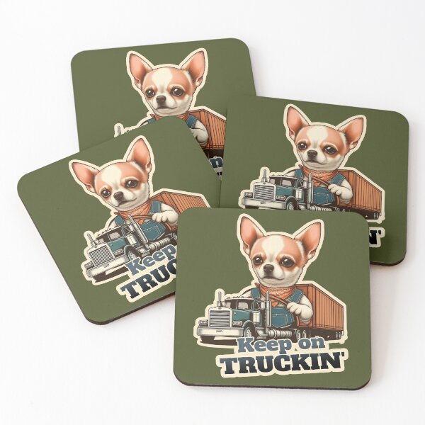 Item preview, Truck driver Chihuahua  designed and sold by ThisDress.