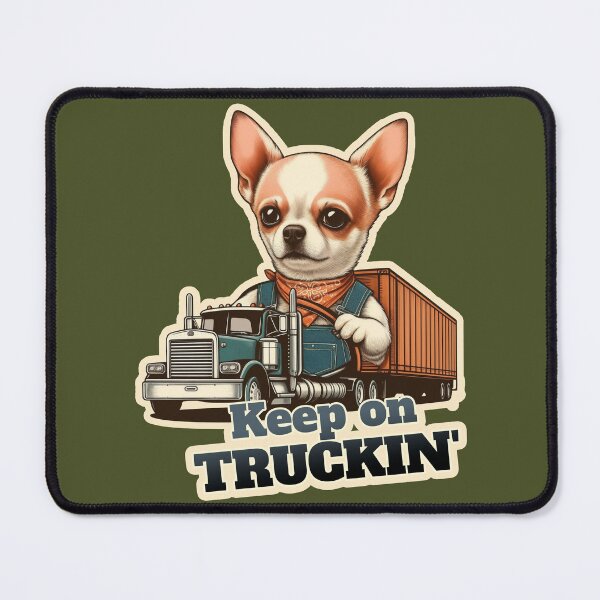 Item preview, Truck driver Chihuahua  designed and sold by ThisDress.