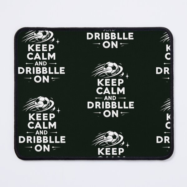 Item preview, Soccer Serenity: Keep Calm and Dribble On designed and sold by RetroRover.