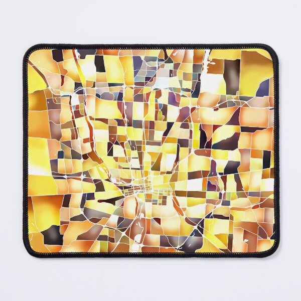Item preview, Columbus Ohio City Map - Golden Yellow designed and sold by StylishStacks.