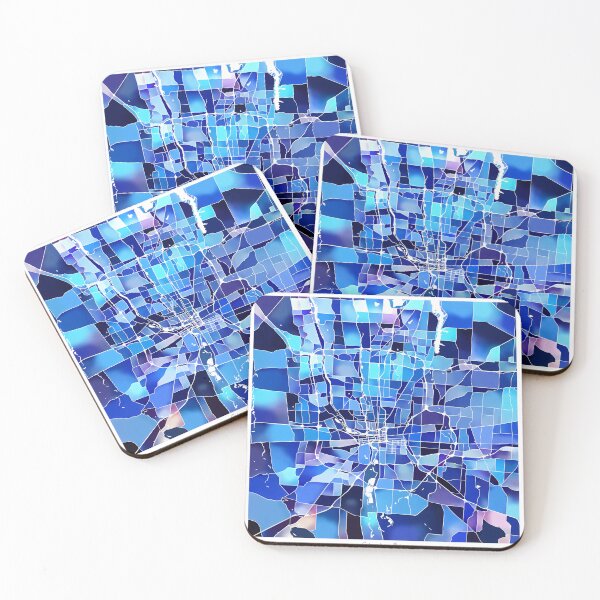 Item preview, Columbus Ohio City Map - Marine Blue designed and sold by StylishStacks.