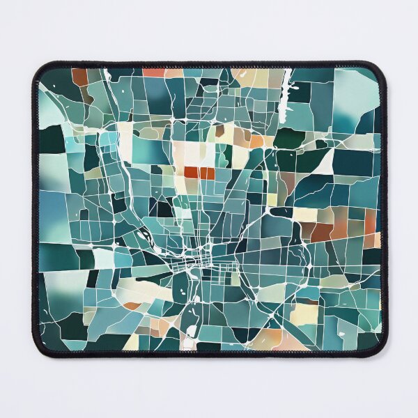 Item preview, Columbus Ohio City Map - Lush Green designed and sold by StylishStacks.