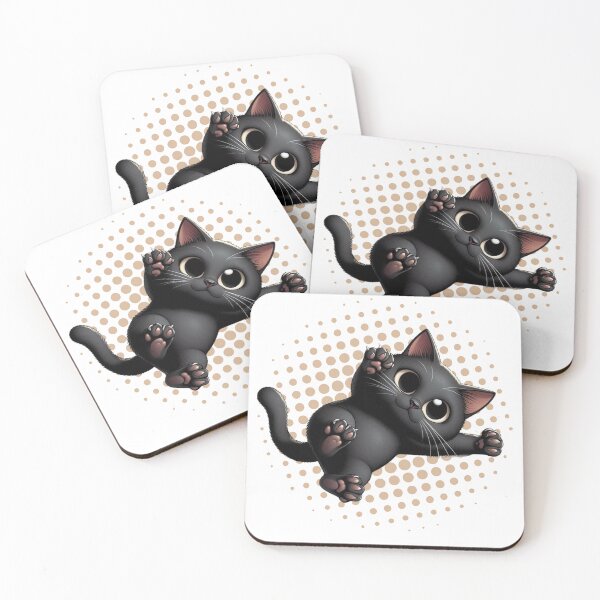 Item preview, Extremely Cute Black Kitty designed and sold by Tomasz C.