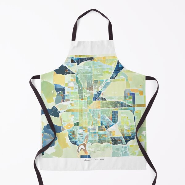 Item preview, Denver Colorado City Map - Pastel Color Scheme designed and sold by StylishStacks.