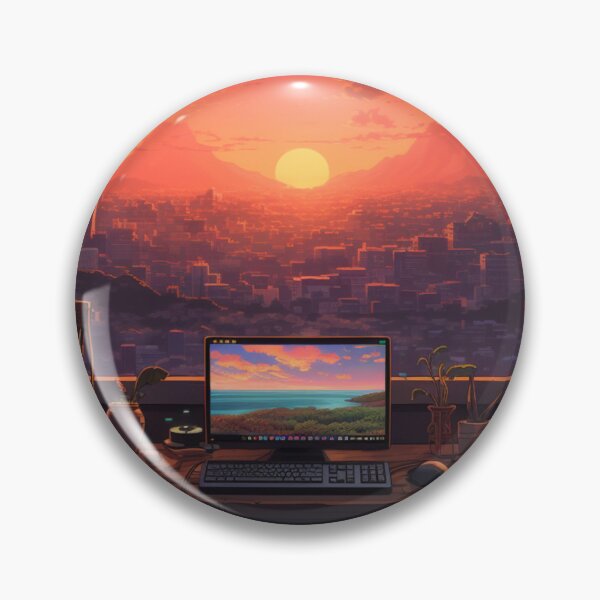 Item preview, DJ Console DJ Set Computer Sunset designed and sold by Nightarcade.
