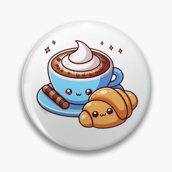 Aperçu de l'œuvre Cappuccino & Brioche créée et vendue par FriedShriimp.