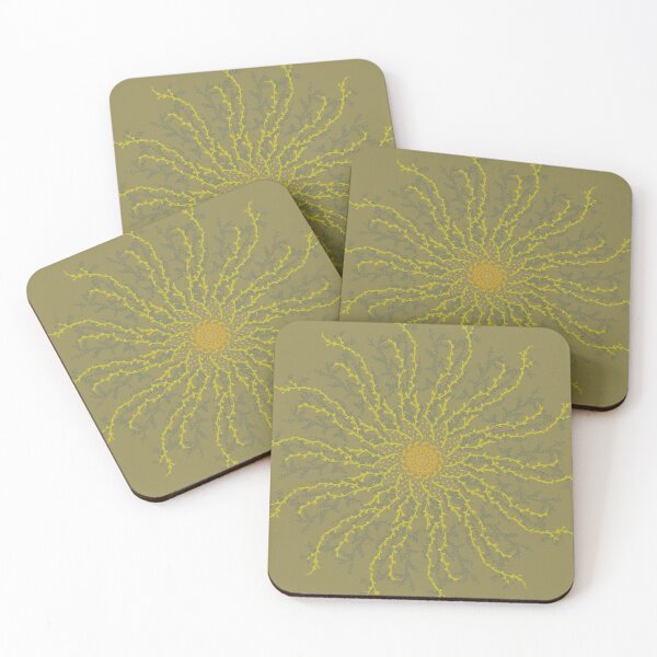 Item preview, Bronze Blooming Tile designed and sold by DruidOcelotArt.