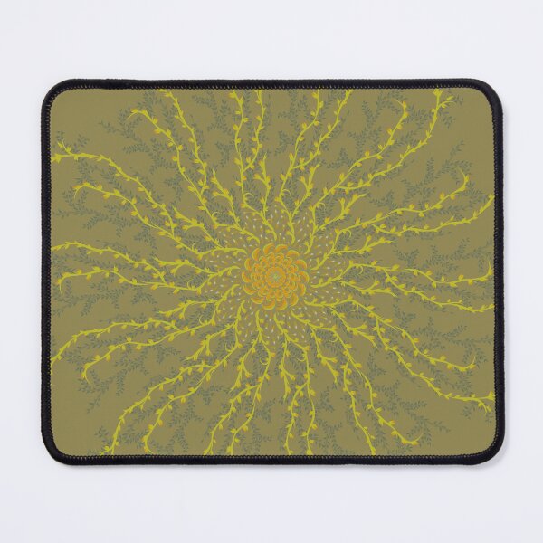 Item preview, Bronze Blooming Tile designed and sold by DruidOcelotArt.