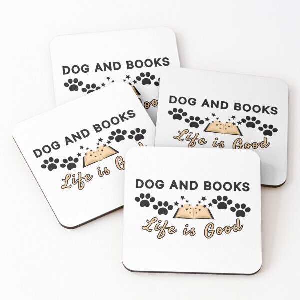 Item preview, Dog and books life's good designed and sold by itsgg42.