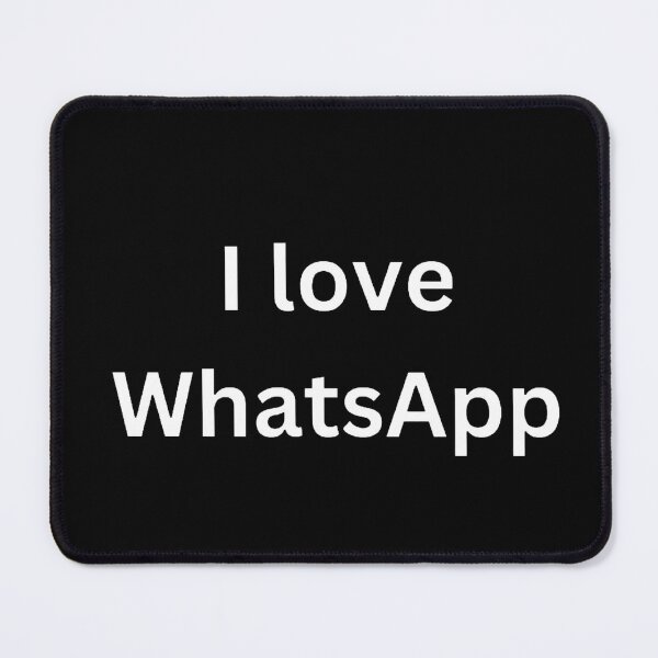 Item preview, I love WhatsApp designed and sold by Word Market.