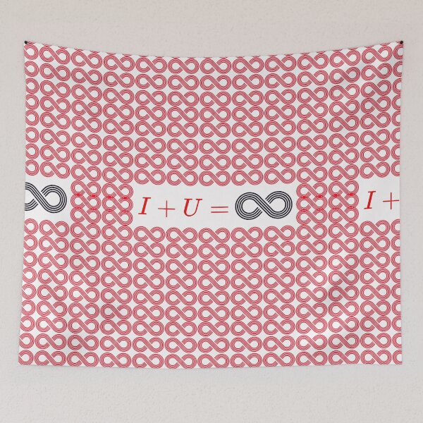 Item preview, I plus u equal infinity love Valentines ,brafdesign designed and sold by Brafdesign.