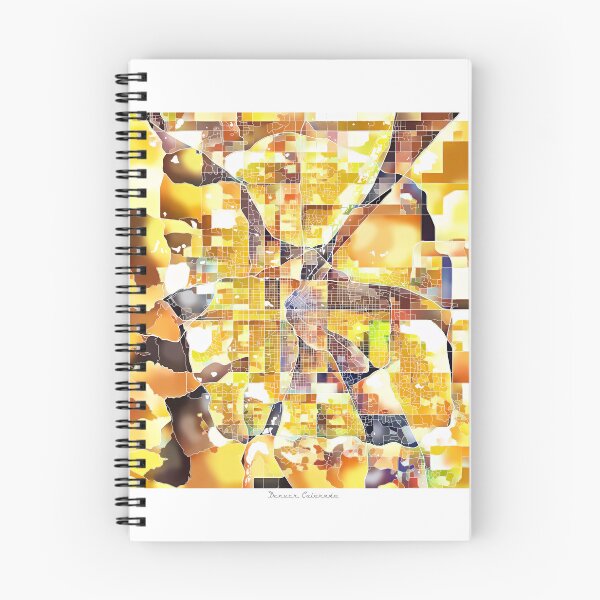 Item preview, Denver Colorado City Map - Golden Yellow designed and sold by StylishStacks.