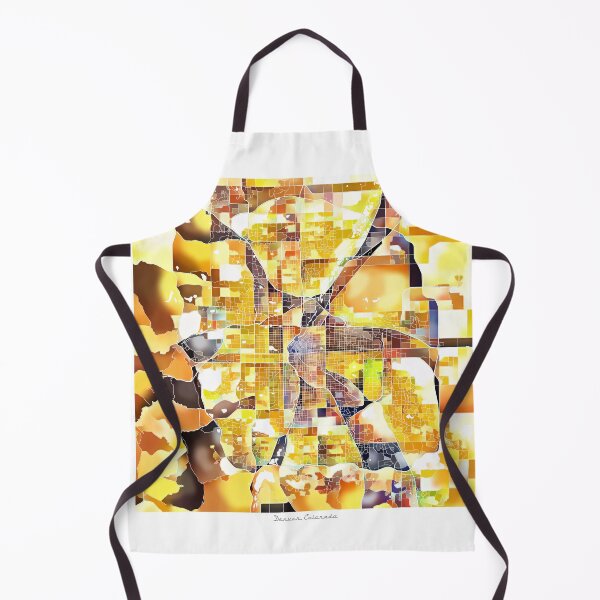 Item preview, Denver Colorado City Map - Golden Yellow designed and sold by StylishStacks.