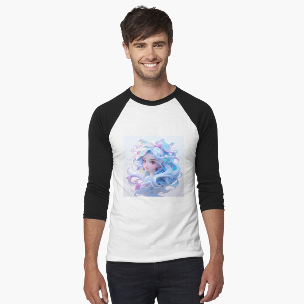 Item preview, Baseball ¾ Sleeve T-Shirt designed and sold by shinypeace.