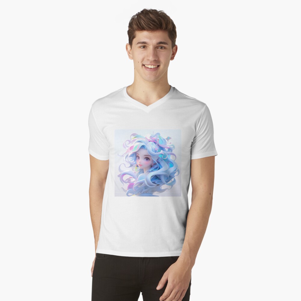 Item preview, V-Neck T-Shirt designed and sold by shinypeace.