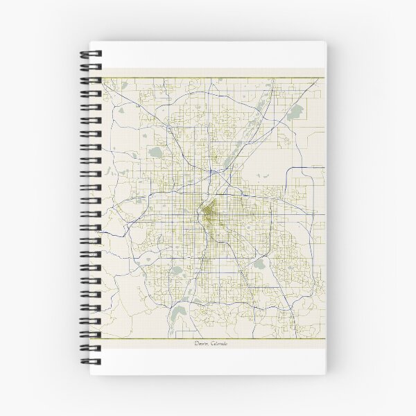 Item preview, Denver Colorado City Map - Hand-Drawn designed and sold by StylishStacks.