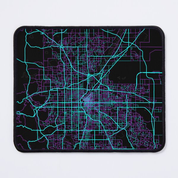 Item preview, Denver Colorado City Map - Neon Fantasy designed and sold by StylishStacks.