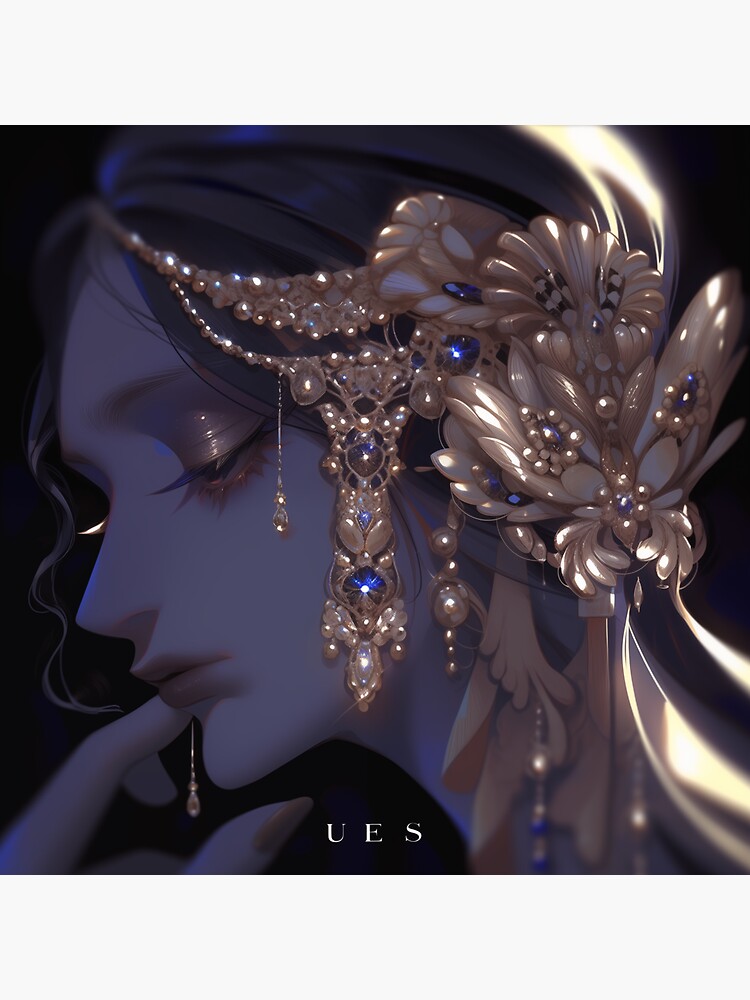 Thumbnail 3 of 3, Sticker, My Queen designed and sold by shinypeace.