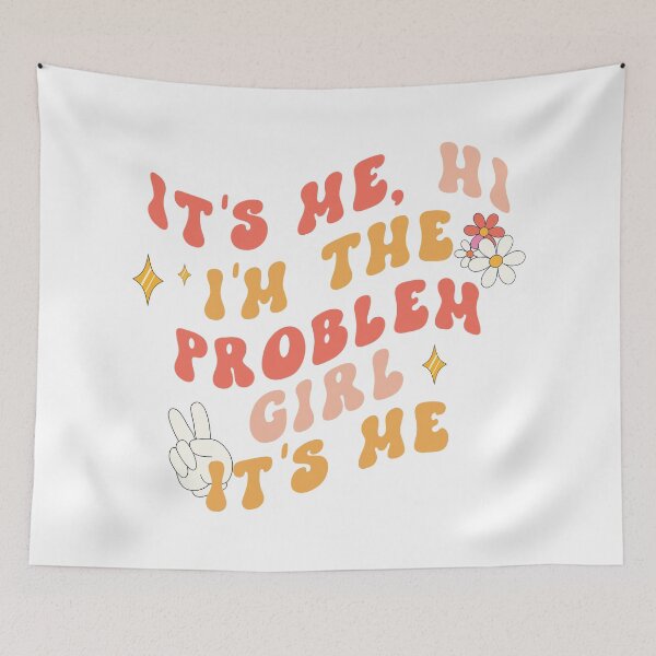 Item preview, It's Me Hi I'm the Problem girl It's Me Stickers designed and sold by olympe-store.