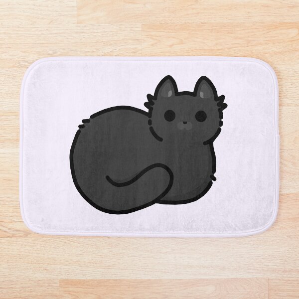 Item preview, Cute Black Cat Loaf designed and sold by Biszkompt.
