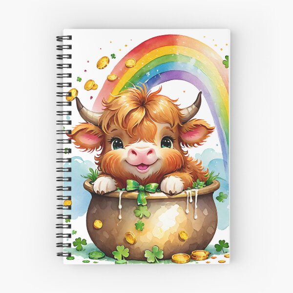 Item preview, St. Patrick's Day highland calf.  designed and sold by DesignsbyVelvet.
