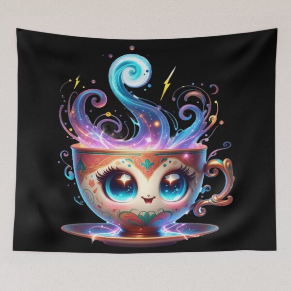 Item preview, Enchanted Whirlpool Teacup designed and sold by TeslaSt0re.