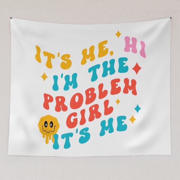 Item preview, It's Me Hi I'm the Problem girl It's Me Stickers designed and sold by olympe-store.