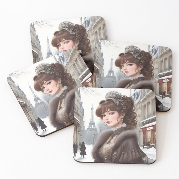 Item preview, Chocolat Blanc Couture, A Snow-Kissed Parisian Glam - No.6 Genn designed and sold by BALMYPRINTEMPS.