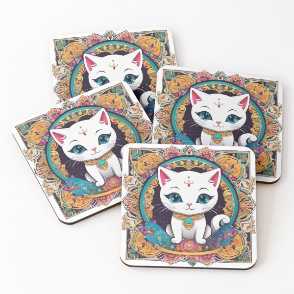 Item preview, a kitty from city of soul with mandala designed and sold by JangmiHorang.