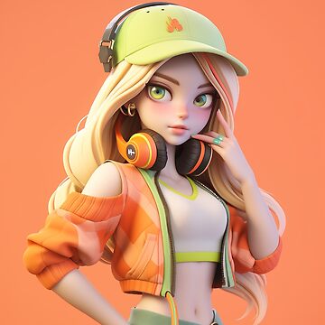 Artwork thumbnail, orange girl by shinypeace