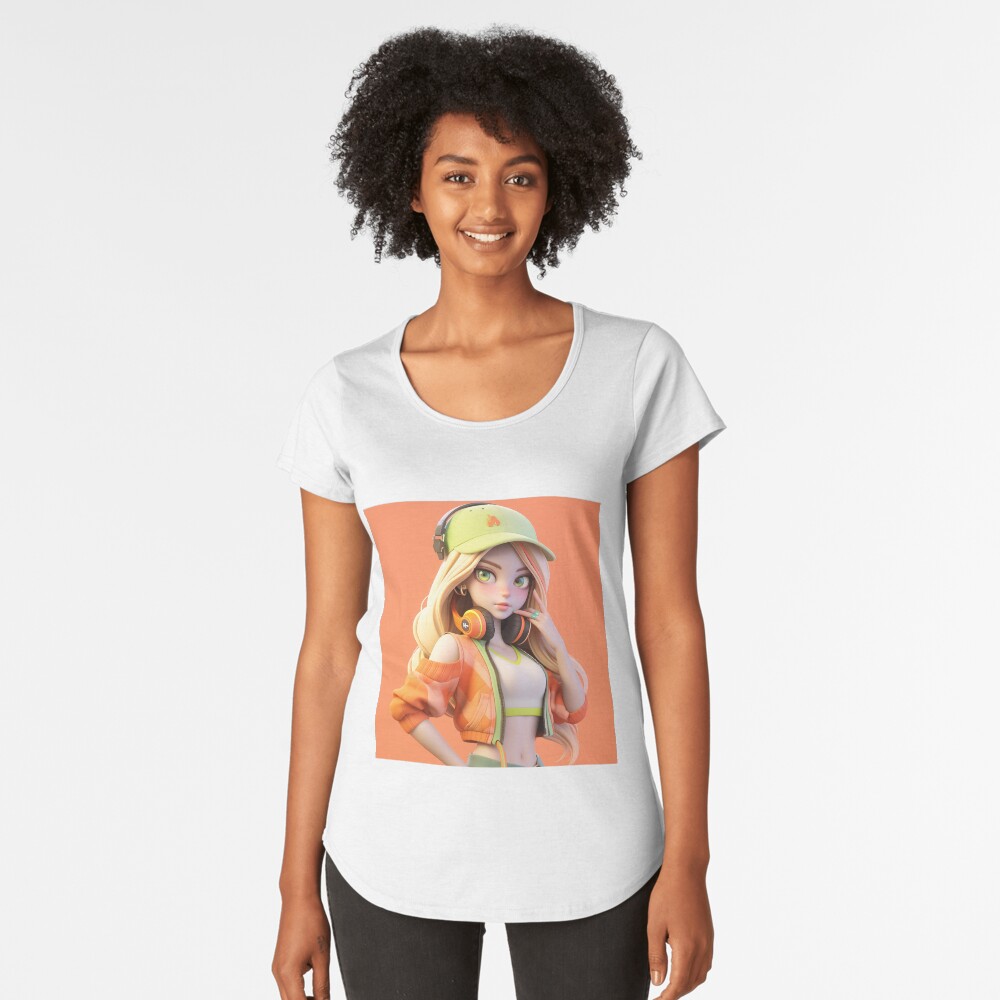 Item preview, Premium Scoop T-Shirt designed and sold by shinypeace.