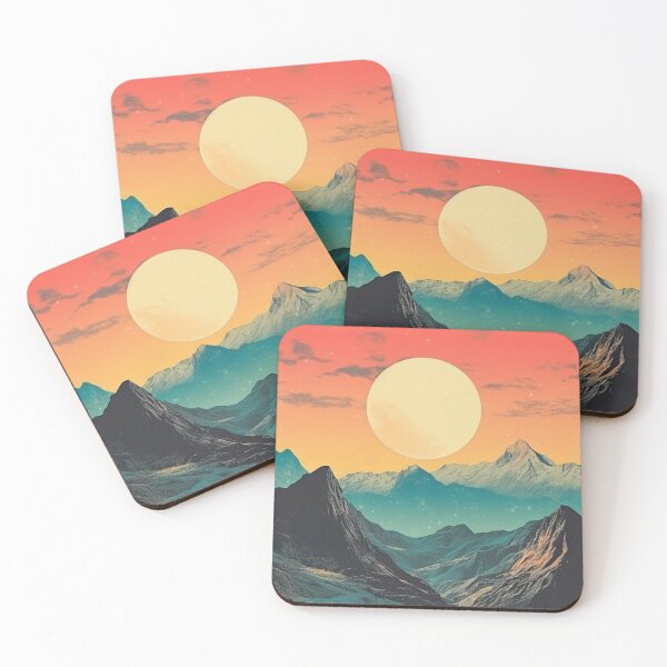 Item preview, Vintage Mountain Landscape | Poster, T-Shirt designed and sold by NicolasGlowArt.