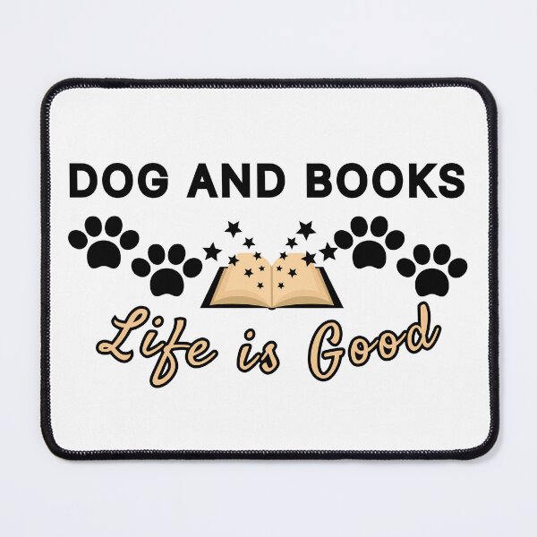Item preview, Dog and books life's good designed and sold by itsgg42.