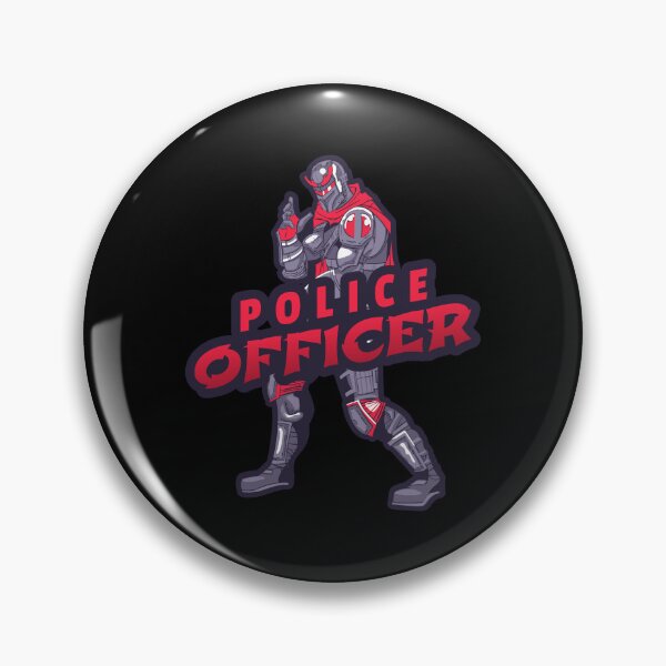 Item preview, Police Officer Design with Futuristic Ninja designed and sold by PRIVARSHU.