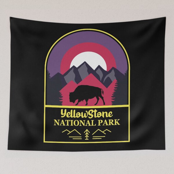Item preview, Yellowstone National Park-Vintage designed and sold by Nature-spirit.