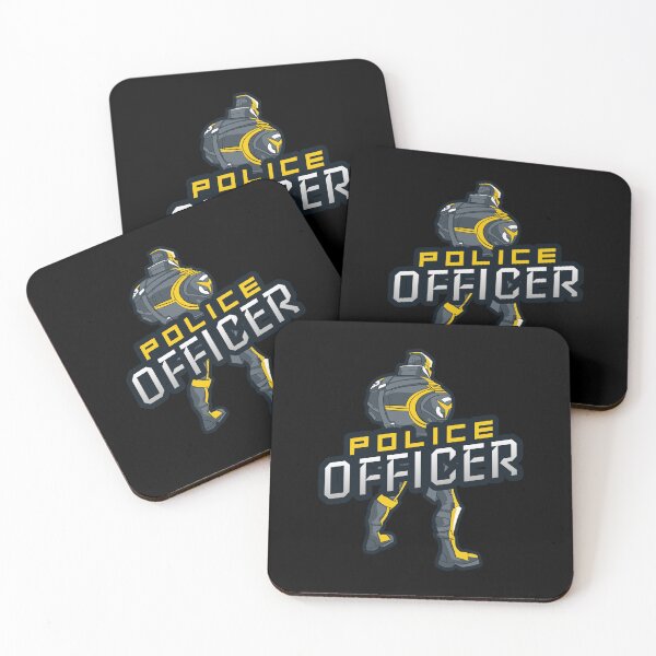 Item preview, Police Officer Design with Fierce Robot designed and sold by PRIVARSHU.