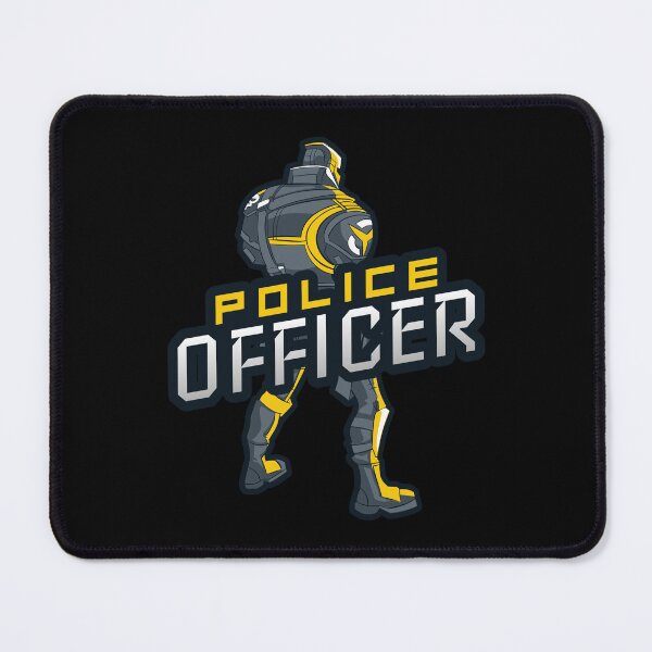 Item preview, Police Officer Design with Fierce Robot designed and sold by PRIVARSHU.