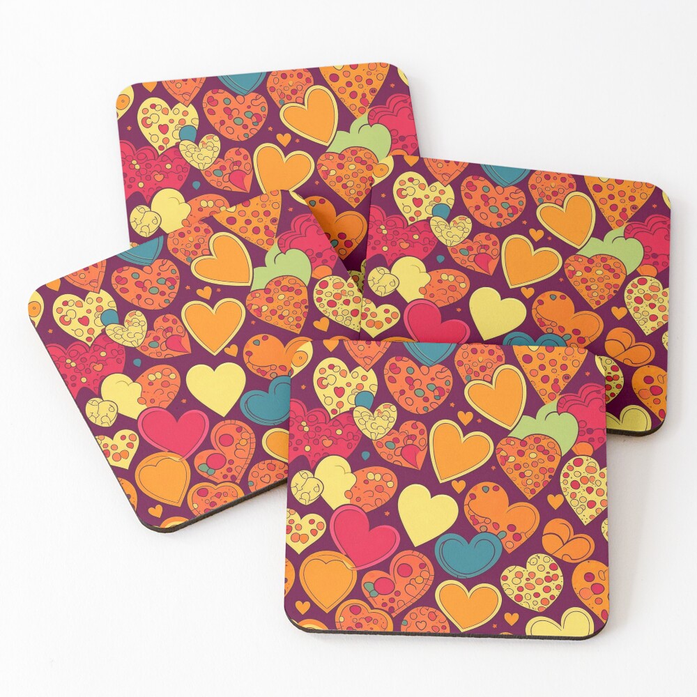 Item preview, Coasters (Set of 4) designed and sold by MirucaDesign.