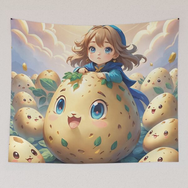 Item preview, Potato Heaven Anime designed and sold by SkaryoDrawn.